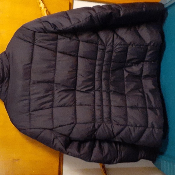 SALE! Faded glory, navy blue,quilted jacket size XL-16-18  nice and warm! - Picture 3 of 5